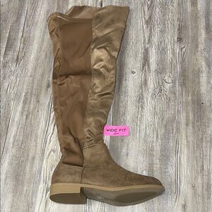 Wild Diva Tan Over-the-Knee Boots
